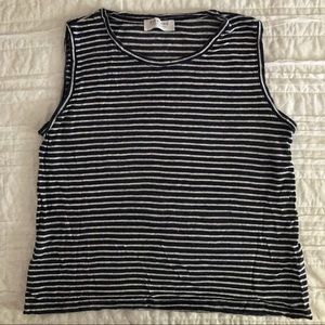 Everlane | striped linen muscle tee